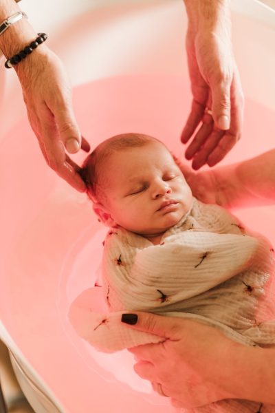 bain bébé sensoriel photographié par stephanie daillet